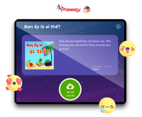 Vmonkey Học Tiếng Việt Trọn Đời - Chương Trình Tương Tác Cho Trẻ 1-10 Tuổi Với 500 Nội Dung Hấp Dẫn
