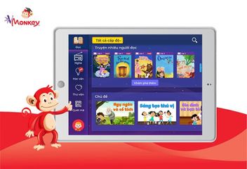 Vmonkey Học Tiếng Việt Trọn Đời - Chương Trình Tương Tác Cho Trẻ 1-10 Tuổi Với 500 Nội Dung Hấp Dẫn