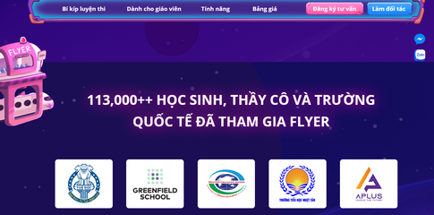 Phòng Thi Ảo Flyer -Học Tập Cambridge & TOEFL cho Trẻ Em - Giải Pháp Luyện Thi Trực Tuyến Hiệu Quả