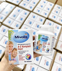 Vitamin Tổng Hợp Mivolis Đức - A-Z Depot 100 Viên Bổ Sung 21 Dưỡng Chất Cho Người Dưới 50 Tuổi, Hỗ Trợ Sức Khỏe Bền Vững