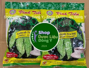 Trà Khổ Qua Vĩnh Tiến 100 Túi Lọc - Trà Thảo Mộc Giải Nhiệt, Ngừa Tiểu Đường, Xuất Xứ Việt Nam
