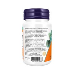 Viên Uống Đồng Copper Bisglycinate NOW Foods - Tăng Cường Chức Năng Thần Kinh & Hỗ Trợ Miễn Dịch (Hộp 120 Viên)