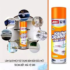 Bình Xịt Tẩy Rửa Bếp Đa Năng 500ml - Chai Xịt Cam Hương Thơm, Công Nghệ Tạo Bọt Vệ Sinh Hiệu Quả, An Toàn Cho Người Sử Dụng
