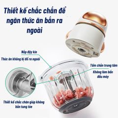 Máy Xay Đa Năng Misu Louis Cối Thủy Tinh 6 Lưỡi - Xay Thịt, Hoa Quả, Rau Củ Hiệu Quả, Thiết Kế Tiện Lợi Cho Mọi Gia Đình