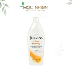 Sữa Dưỡng Thể Jergens Ultra Healing 621ml - Dưỡng Ẩm Sâu Cho Da Khô Ráp, Phục Hồi Độ Đàn Hồi Da, Chống Oxy Hóa