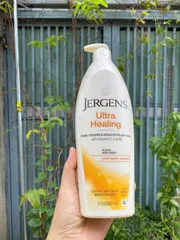 Sữa Dưỡng Thể Jergens Ultra Healing 621ml - Dưỡng Ẩm Sâu Cho Da Khô Ráp, Phục Hồi Độ Đàn Hồi Da, Chống Oxy Hóa