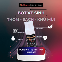 Nalieros Power Men - Dung Dịch Vệ Sinh Nam Dạng Bọt Hương Nước Hoa Tự Nhiên, Khử Mùi, Ngăn Viêm Nhiễm, Cân Bằng pH