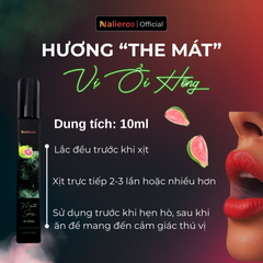 Xịt Thơm Miệng Nalieros - Khử Mùi Hôi, Tự Tin Hơi Thở Tươi Mát, 3 Hương Vị Độc Đáo - Ổi Hồng, Dưa Lưới, Socola Đào