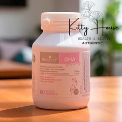 Viên Uống DHA Bầu Bio Island Úc 60 Viên - Hỗ Trợ Phát Triển Trí Não Cho Mẹ Bầu & Thai Nhi, Omega-3 Tự Nhiên, Dễ Hấp Thụ