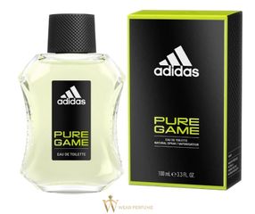 Nước Hoa Nam Adidas Pure Game 100ml - Hương Gỗ Cay Nồng Tươi Mát, Phù Hợp Hoạt Động Ngoài Trời, Dùng Ban Ngày