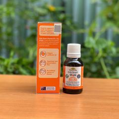 Vitamin D3 + K2 Nature's Way Kids Smart Drops 11ml - Hỗ trợ hấp thụ Canxi và tăng cường sức khỏe xương cho trẻ em