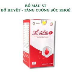 Bổ Máu ST chính hãng – Hỗ trợ cải thiện tình trạng thiếu sắt, cơ thể mệt mỏi, hỗ trợ tạo hồng cầu