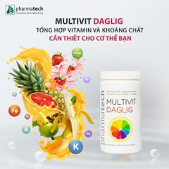 Viên uống bổ sung Vitamin và Khoáng chất MULTIVIT DAGLIG 180 viên-Nauy