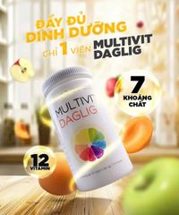 Viên uống bổ sung Vitamin và Khoáng chất MULTIVIT DAGLIG 180 viên-Nauy