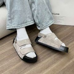 Sandal Đế Đinh Quai Dán Nữ - Dép Quai Hậu Thời Trang Cao Cấp 4cm Đế Êm Ái, Phong Cách Hot Hit 2023