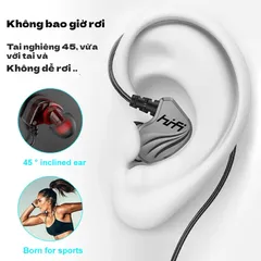 Tai Nghe Nhét Tai Có Dây 3.5mm AUX/Type-C HIFI 6D Surround Bass, Âm Thanh Mạnh Mẽ & Micro HD, Phù Hợp Chơi Game và Nghe Nhạc