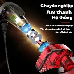 Tai Nghe Nhét Tai Có Dây 3.5mm AUX/Type-C HIFI 6D Surround Bass, Âm Thanh Mạnh Mẽ & Micro HD, Phù Hợp Chơi Game và Nghe Nhạc