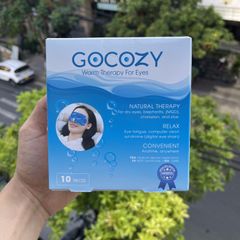 Gocozy Chườm Ấm Mắt - Hộp 10 Miếng Che Mắt Giảm Khô, Giúp Thư Giãn Mắt, Chăm Sóc Sức Khỏe Mắt Chính Hãng