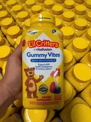 Kẹo Dẻo Lil Critter Gummy Vites Multivitamin 300v - Kẹo Dinh Dưỡng Hàng Mỹ Cho Trẻ, Hỗ Trợ Sức Khỏe Bé Yêu