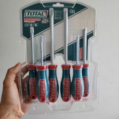 Bộ 6 Tua Vít Dẹp và Bake Total TKSDS0626 - Dụng Cụ Cầm Tay Đáng Tin Cậy Cho Thợ Sửa Chữa Và Gia Đình