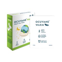 Miếng Chườm Ấm Mắt Ocuvane Warm - Hỗ Trợ Giảm Mỏi Mắt, Khô Mắt, Viêm Bờ Mi - Hàng Chính Hãng [5 Miếng]