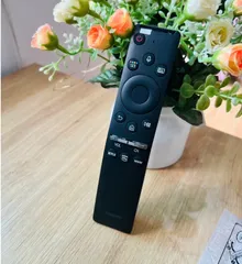 Điều Khiển Remote TV Smart Giọng Nói VOICE Samsung - Tặng Pin - Hỗ Trợ Model KU6400 KS7000 MU8000