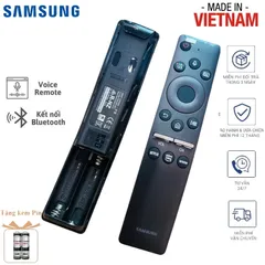 Điều Khiển Remote TV Smart Giọng Nói VOICE Samsung - Tặng Pin - Hỗ Trợ Model KU6400 KS7000 MU8000