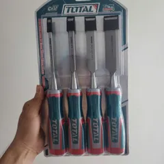 Bộ mũi đục gỗ 4 chi tiết Total THT41K0401 - Dụng cụ đục gỗ sắc bén cho thợ mộc và gia đình, dễ sử dụng, độ bền cao