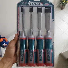 Bộ mũi đục gỗ 4 chi tiết Total THT41K0401 - Dụng cụ đục gỗ sắc bén cho thợ mộc và gia đình, dễ sử dụng, độ bền cao