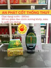 Phong Tê Cốt Thống Thủy An Phát 280ML - Giúp Giảm Đau Nhức Do Phong Thấp, Thực Phẩm Chức Năng Hỗ Trợ Sức Khỏe