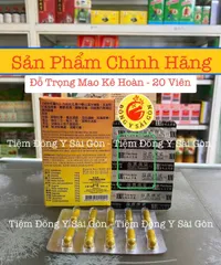 Viên uống hỗ trợ xương khớp Đỗ Trọng Mao Kê - Giảm viêm, trị đau nhức xương, 20 viên - Sản phẩm chính hãng
