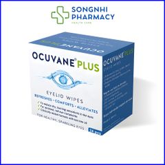 Miếng Gạc Vệ Sinh Mắt OCUVANE® PLUS - Giúp Giảm Khó Chịu, Chống Viêm Bờ Mi, Công Thức Dầu Tràm Tự Nhiên, 24 Miếng Hàng Chính Hãng từ Hungary
