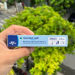 Mỡ Tra Mắt Vitamin A HydraMed Night Sensitive 5g - Giúp Dịu Mắt Kích Ứng, Chính Hãng Nhập Khẩu Từ Ý