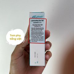 Gel tra mắt OCUFRESH Lubricating Eye Gel 10g - Dưỡng ẩm, Giảm khô và mỏi mắt - Sản phẩm y tế từ Anh Quốc