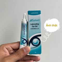 Gel tra mắt OCUFRESH Lubricating Eye Gel 10g - Dưỡng ẩm, Giảm khô và mỏi mắt - Sản phẩm y tế từ Anh Quốc