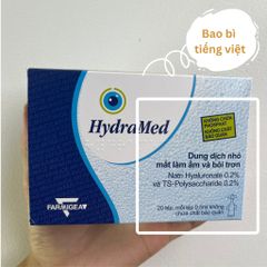 Nước mắt nhân tạo Hydramed 0,2% nhỏ mắt dạng tép [ Chính hãng nhập khẩu từ Đức ]- Hộp 20 tép