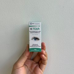 Nước Mắt Nhân Tạo K-Tear 10ml - Giảm Khô, Đỏ Mắt, Duy Trì Độ Ẩm Với Natri Hyaluronate & Hypromellose Từ Italy
