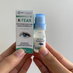Nước Mắt Nhân Tạo K-Tear 10ml - Giảm Khô, Đỏ Mắt, Duy Trì Độ Ẩm Với Natri Hyaluronate & Hypromellose Từ Italy