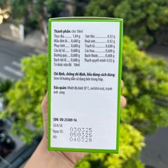 Siro Bổ Mắt Hadiphar 20 ống 10ml - Hỗ Trợ Giảm Mờ Mắt, Nhức Mỏi Mắt, Tăng Cường Thị Lực - Hàng Việt Nam