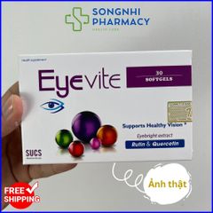 Viên Uống Bổ Mắt Eyevite - Hộp 30 Viên Nang Mềm Từ Cao Cây Sáng Mắt - Tăng Cường Sức Khỏe Mắt Hàng Chính Hãng