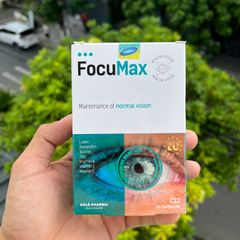 Viên Uống Bổ Mắt FocuMax 30 Viên - Tăng Cường Sức Khỏe Mắt, Chống Oxy Hóa, Hỗ Trợ Giảm Khô Mắt, Xuất Xứ Châu Âu