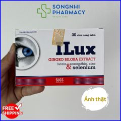 Viên Uống Bổ Mắt Ilux - Hỗ Trợ Thị Lực, Chống Oxy Hóa, Hộp 30 Viên Chính Hãng từ Trường Thọ Pharma