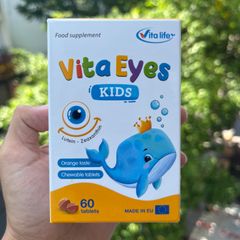 Viên Nhai Bổ Mắt Vita-Eyes Kids 60 Viên - Tăng Cường Thị Lực, Bảo Vệ Mắt Cho Trẻ Em - Sản Phẩm Sức Khỏe Hàng Ba Lan