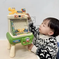 Máy Bắt Bóng Mini Hình Cua - Đồ Chơi Tương Tác Có Nhạc, Đèn và Đồng Hồ Đếm Giờ Cho Bé Từ 3 Tuổi - Phát Triển Kỹ Năng Vận Động