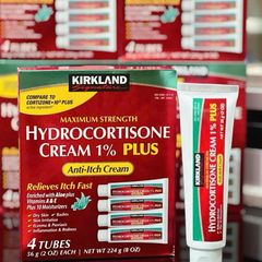 Kem bôi giảm ngứa Kirkland Hydrocortisone Cream 1% tuýp 56g
