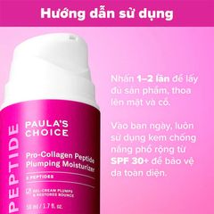 Kem Dưỡng Ẩm Paula choice Pro-Collagen Peptide Plumping Moisturizer - Giảm Nếp Nhăn, Căng Mọng Da, Dưỡng Ẩm Hiệu Quả, Thích Hợp Mọi Loại Da