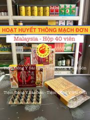 Viên Uống Hoạt Huyết Thông Mạch Đơn Malaysia - Hỗ Trợ Giảm Viêm Khớp, Đau Lưng, Xương Khớp 40 Viên Chính Hãng