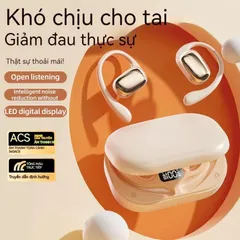 Tai Nghe Không Dây J05A Open OWS Bluetooth 5.4, Chống Nước IPX5, Thời Gian Phát 6 Giờ, Microphone HD, Hộp Sạc Tiện Lợi