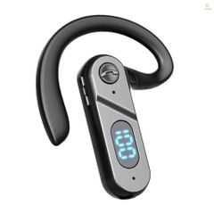Tai nghe không dây V28 ( 1 chiếc ) Bluetooth 5.2 - Tai nghe đơn với Microphone cho Văn phòng, Lái xe, Shiper - Thời gian pin 20 giờ, nghe âm thanh xung quanh