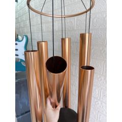 Chuông Gió Phong Thủy Nhạc Thiền 1m2 Kim Loại 6 Ống Cao Cấp - Trị Liệu 432Hz, Treo Cửa Tăng Cường Năng Lượng Tích Cực